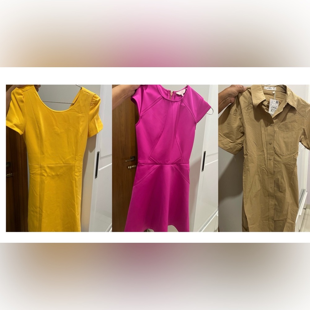 3 dresses zara, new mango & Ted Baker